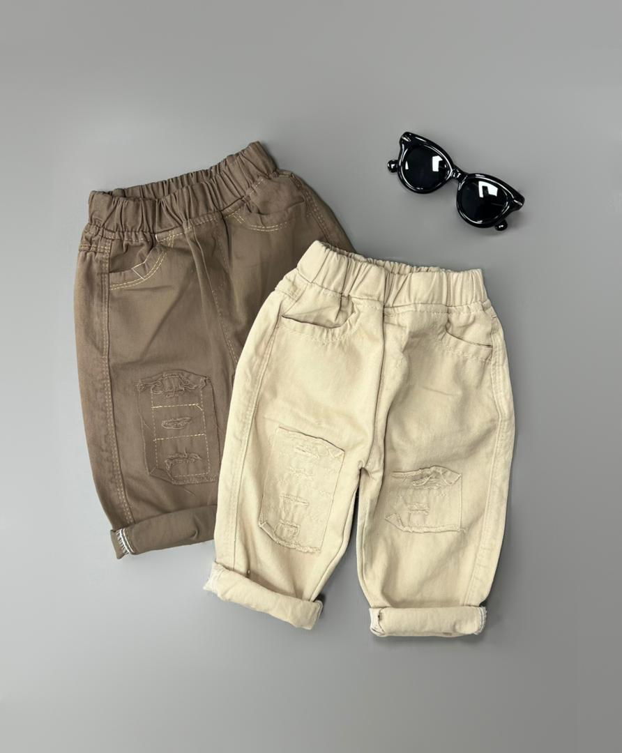 شلوار کتان زاپدار۹۸